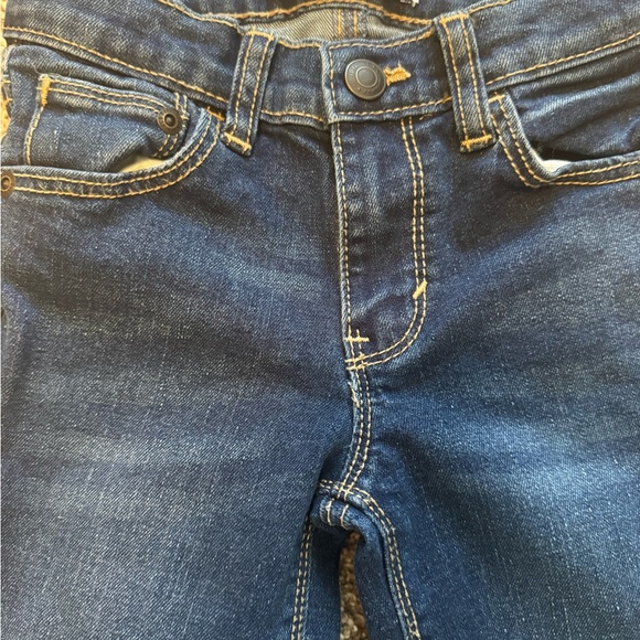 Old Navy Boys Dark Blue Wash Straight Denim Jeans 5T - Picture 3 of 5